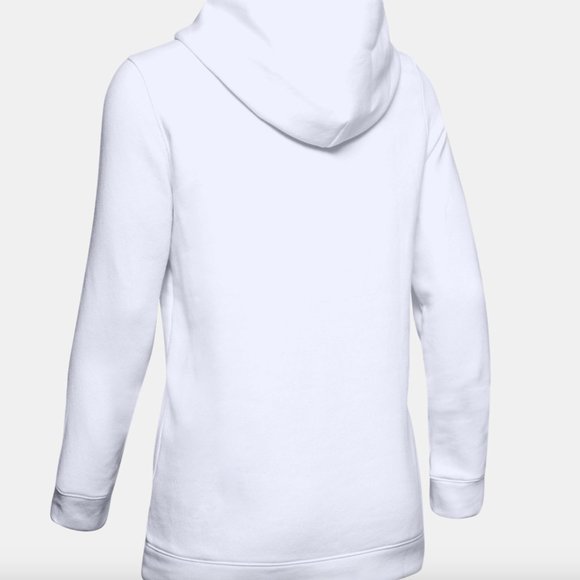 Women's UA Hustle Fleece Hoodie - Picture 6 of 6